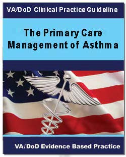 Image of the cover of the VA/DoD Clinical Practice Guideline Management of Asthma in Children and Adults