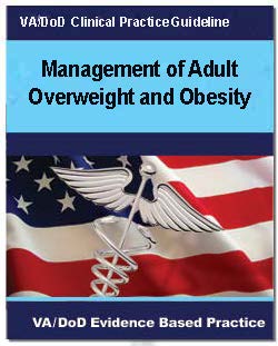 Image of the cover of the VA/DoD Clinical Practice Guideline Screening and Management of Overweight and Obesity